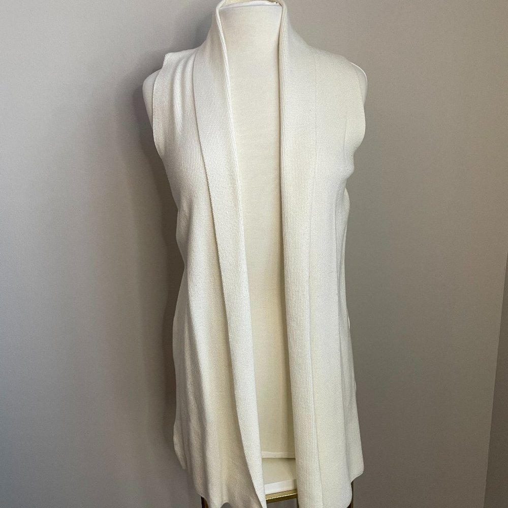 Forever 21 Cream Sweater Cardigan vest